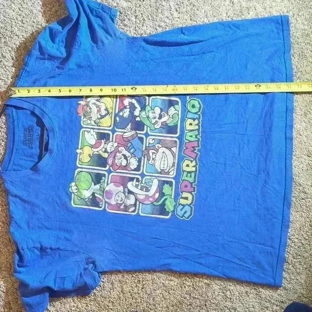 Super Mario T-shirt, blue, XL - Picture 6 of 6